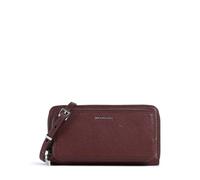 Michael Kors Jet Set Large Continental Umhängetasche dunkelrot, genarbtes Rindsleder, Damen