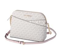 Michael Kors Jet Set Medium Crossbody Leather Handbag (POWDER BLUSH MULTI)