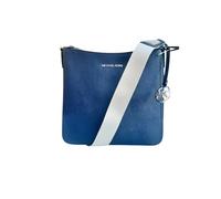 Michael Kors Jet Set Small Messenger Crossbody Ledertasche, Marineblau, Marineblau Xsp, klein, Navy Xsp, S