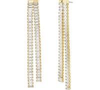 Paar Ohrstecker MICHAEL KORS "Schmuck Geschenk Metall Ohrringe Statement Linear", gold (metallfarben, gelbgoldfarben, kristallweiß, kristallweiß), Ohrringe, Damen, Messing, mit Zirkonia (synth.) (2365