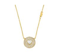 Michael Kors MKC1846710 Damen Collier Sterling-Silber 925 Gold weiß Zirkonia 37 cm
