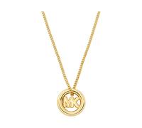 Kette mit Anhänger MICHAEL KORS "Schmuck Geschenk Metall Halskette PREMIUM", gold (gelbgoldfarben), Halsketten, Damen, ohne Zirkonia, Metall, L: 45,5cm B: 1mm, wahlweise mit oder ohne Zirkonia, B:1mm