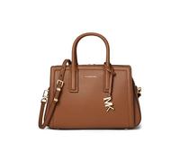 MK Henkeltasche Laila Small aus Leder mit Nietenbesatz - Braun - Michael Kors
