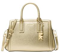 Michael Kors Damen Laila Small Satchel Schulranzen, Goldfarbene Metallteile/Blassgold
