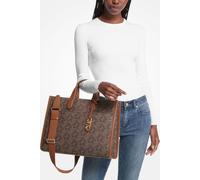 Michael Kors Gigi Shopper dunkelbraun, Canvas, Damen