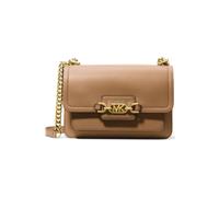 Michael Kors Leather Shoulder Bag With Chain Detail In Beige Größe: OS | Umhängetaschen Outlet | Damen | Braun