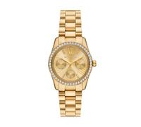 Quarzuhr MICHAEL KORS "LEXINGTON", gelbgoldfarben, goldfarben, Armbanduhren, Damen, Quarzuhr, Armbanduhr, Damenuhr, Edelstahlarmband, analog, Tag, Wochentag (78964563-0) gelbgoldfarben, goldfarben