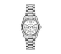 Michael Kors Lexington Damen 34MM Silberfarbene Edelstahluhr, MK4979