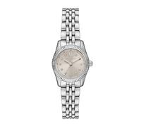 Michael kors lexington quarz silberfarbenem damen uhr mit silberfarbenem zifferblatt und edelstahl armband one_size Silber