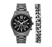 Michael Kors Lexington Watch for Men, 44mm Quartz Chronograph Movement with Stainless Steel Strap