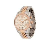 Michael Kors Lexington Watch für Damen, Quarz-Chronographenwerk mit Edelstahlarmband