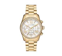 Michael Kors Lexington Watch für Damen, Quarz-Chronographenwerk mit Edelstahlarmband