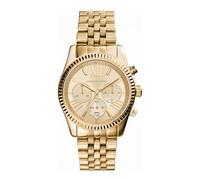Michael Kors Lexington Watch für Damen, Quarz-Chronographenwerk mit Edelstahlarmband