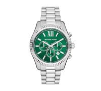 Michael Kors Lexington Watch für Herren, 44mm Quarz-Chronographenwerk mit Edelstahlarmband