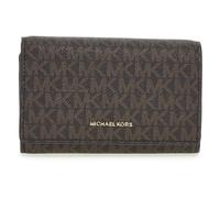 Michael Kors Jet Set Geldbörse dunkelbraun, Lederimitat, Damen