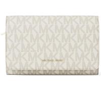 MK Brieftasche Jet Set Large mit Signature-Logomuster - Natur - Michael Kors