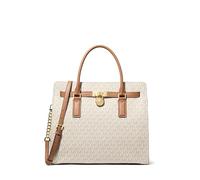 MK Henkeltasche Hamilton Moderne Large Mit Signature-Logomuster - Natur - Michael Kors