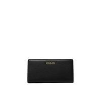 MK Brieftasche Bryant Large Aus Gekrispeltem Leder Mit Druckknopfverschluss - Schwarz - Michael Kors