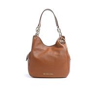 Michael Kors Tote - Lillie Large Chain Shoulder Tote Bag - in cognac - für Damen - aus Textil &Leder