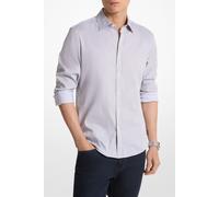 Michael Kors Ls Graphic Shirtp Cutaway Shirt Concrete Größe: XXL | Business hemden Outlet | Herren | Grau