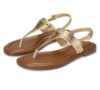 Michael Kors Mandy Stringsandalen für Frauen, Bleached Gold, 38.5 EU