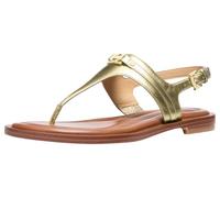 Michael Kors Mandy Zehensandalen für Damen, flach, Blassgold, 38.5 EU