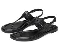 Michael Kors Mandy Zehensandalen für Damen, Leder/Schwarz, 36.5 EU