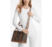 MK Henkeltasche Luisa Medium Mit Signature-Logomuster - Braun - Michael Kors