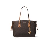 Michael Kors Handtasche Voyager Medium MF TZ Tote MK Signature Brown (13.9 Liter) Braun