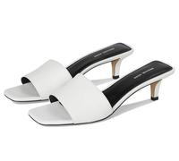 Michael Kors Merriam Kitten Damen-Sandalen mit Absatz, optical white, 38.5 EU