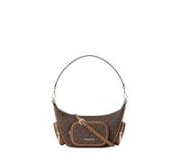 Michael Kors Merritt Small Signature Logo Convertible Shoulder Bag Brown