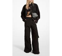 Michael Kors Mid-rise Wide Cargo Pants Black Größe: 4 | Ausgestellte Hosen Outlet | Damen | Schwarz