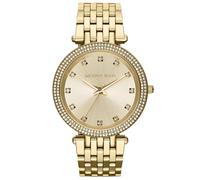 Michael Kors MK3216 Darci Damenuhr - Gelbgoldfarbener Stahl, Kristalle, 39 mm