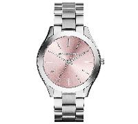 Michael Kors MK3380 Slim Runway Silber Damenarmbanduhr Einheitsgröße