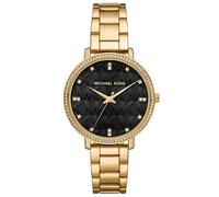 Michael Kors MK4593 Pyper schwarz MK gemusterte Damenuhr Einheitsgröße