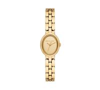 Michael Kors MK4955 Maude Analog Quarz Armbanduhr für Damen, 21 mm Gehäusegröße, Gold