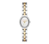 Michael Kors MK4956 Maude Analog Quarz Armbanduhr für Damen, 21 mm Gehäusegröße, Silber