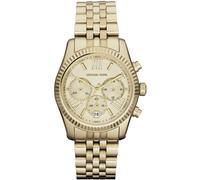 Michael Kors MK5556 Lexington Chronograph Champagner Zifferblatt Gold Pvd Damenuhr Einheitsgröße