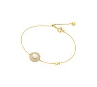 Michael Kors MKC1847710 Damen Armband Sterling-Silber 925 Gold weiß Zirkonia 17,5 cm