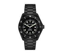 MICHAEL KORS - Montre Maritime à Trois Aiguilles en Acier Inoxydable Noir, Pour Homme, MK9181
