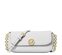 Michael Kors Nolita Kleine Umhängetasche mit Kette für Damen, Goldfarben, Weiß, M