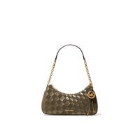 Michael Kors Nolita Medium Hand-Woven Leather Chain Pouchette