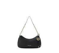 Michael Kors Clutch Nolita – mittlere Clutch aus genarbtem Leder mit Kette – Schwarz