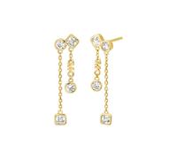 Michael Kors Damen-Ohrhänger 925er Silber Zirkonia One Size Gold 32029906