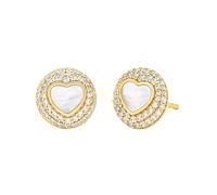 Michael Kors Ohrringe MKC1848710 Damen Ohrstecker Sterling-Silber 925 Gold weiß Zirkonia