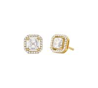 Paar Ohrstecker MICHAEL KORS "Schmuck Geschenk Silber 925 PREMIUM", gelbgoldfarben, kristallweiß, kristallweiß, Ohrringe, Damen, Silber 925 (Sterlingsilber), mit Zirkonia (synth.) (86201542-0) gelbgol