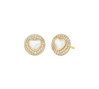 Michael Kors Ohrringe MKC1848710 Damen Ohrstecker Sterling-Silber 925 Gold weiß Zirkonia