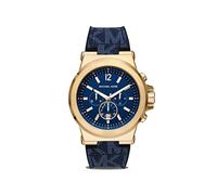 Michael Kors Outlet Dylan - Chronograph Uhr mit blauem Kunststoff für Männer MK8936