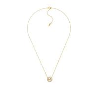 Kette mit Anhänger MICHAEL KORS "Schmuck Geschenk Silber 925 Halsschmuck PREMIUM", gold (gelbgoldfarben, kristallweiß), Halsketten, Damen, Silber 925 (Sterlingsilber), L: 45,5 B: 1mm, mit Zirkonia (sy