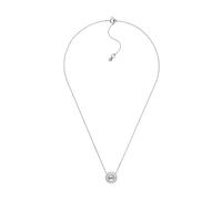 Kette mit Anhänger MICHAEL KORS "Schmuck Geschenk Silber 925 Halsschmuck PREMIUM", silber (silberfarben, kristallweiß), Halsketten, Damen, Silber 925 (Sterlingsilber), L: 45,5cm B: 1mm, mit Zirkonia (